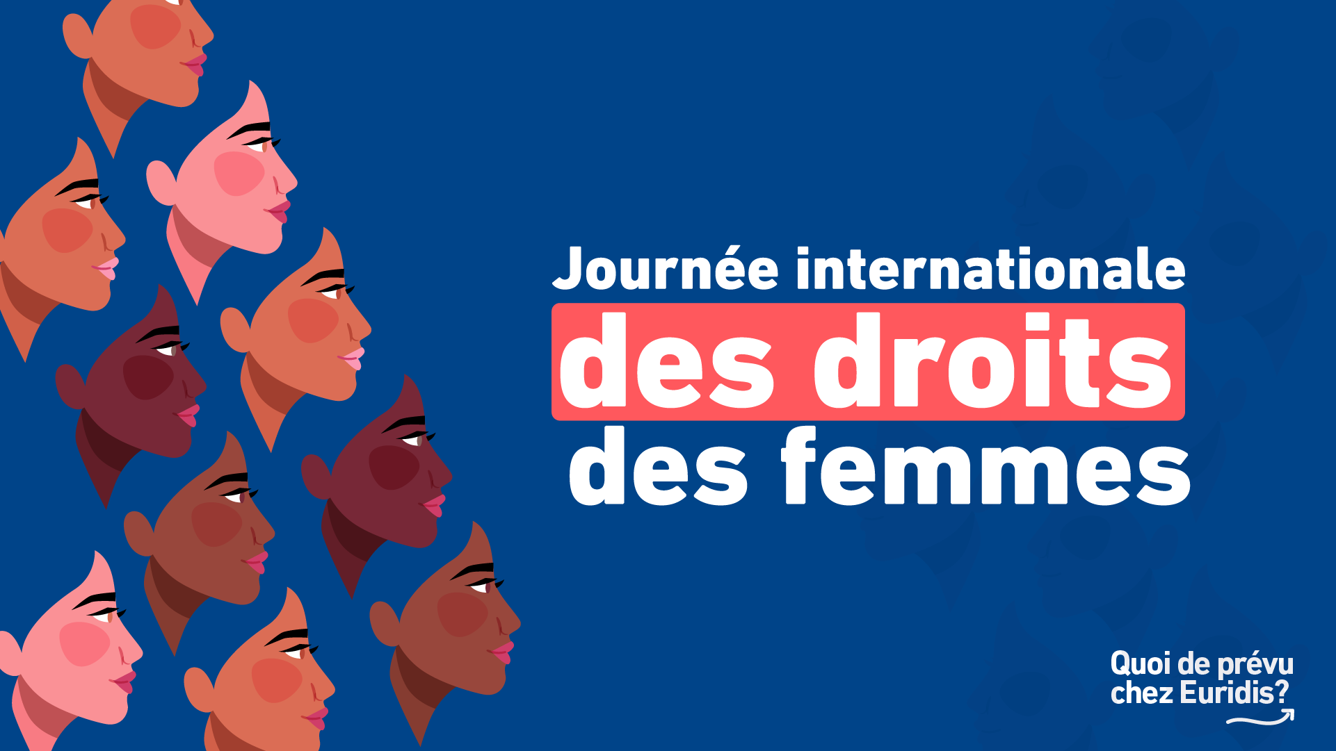 Euridis se mobilise pour la Journée Internationale des Droits des Femmes