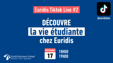 Euridis Tiktok Live #2 : découvre la vie étudiante chez Euridis !